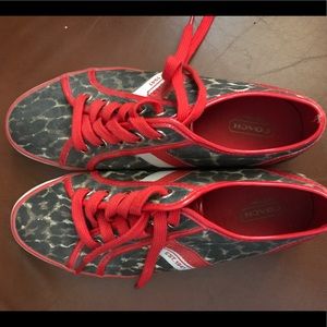 Coach Cheetah Tennis Shoes